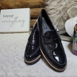 Paul Green Black Patent Leather Loafers